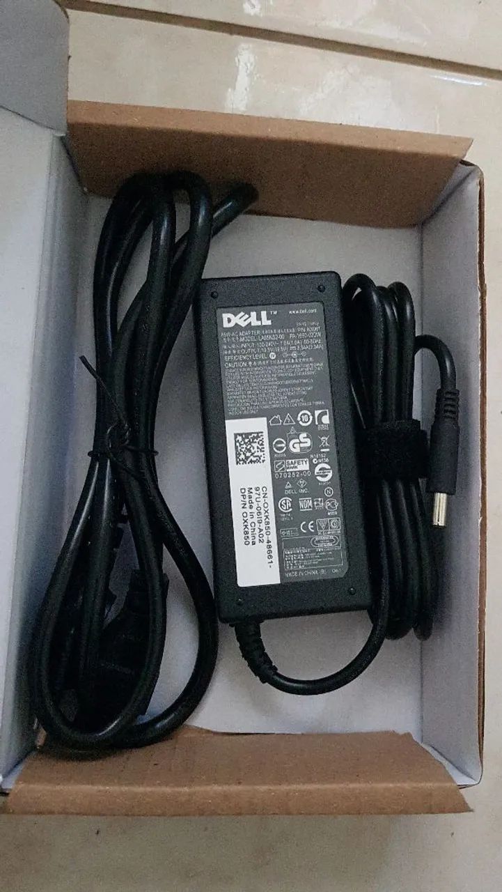 Fonte carregador pra notebook Dell 