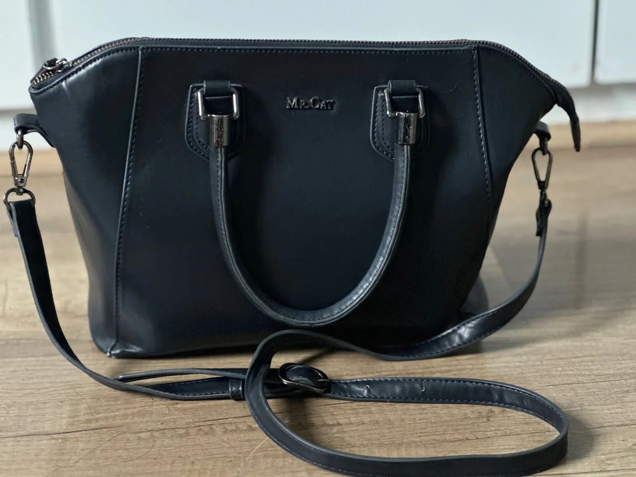 Bolsa Mr. Cat Azul Marinho - Foto 2