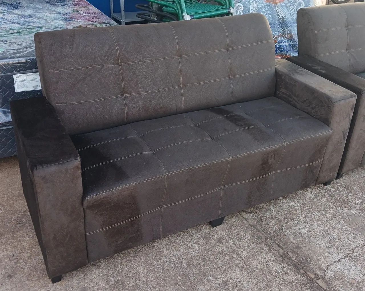 Conjunto Sofá 2 e 3 lugares - Novo - Foto 4