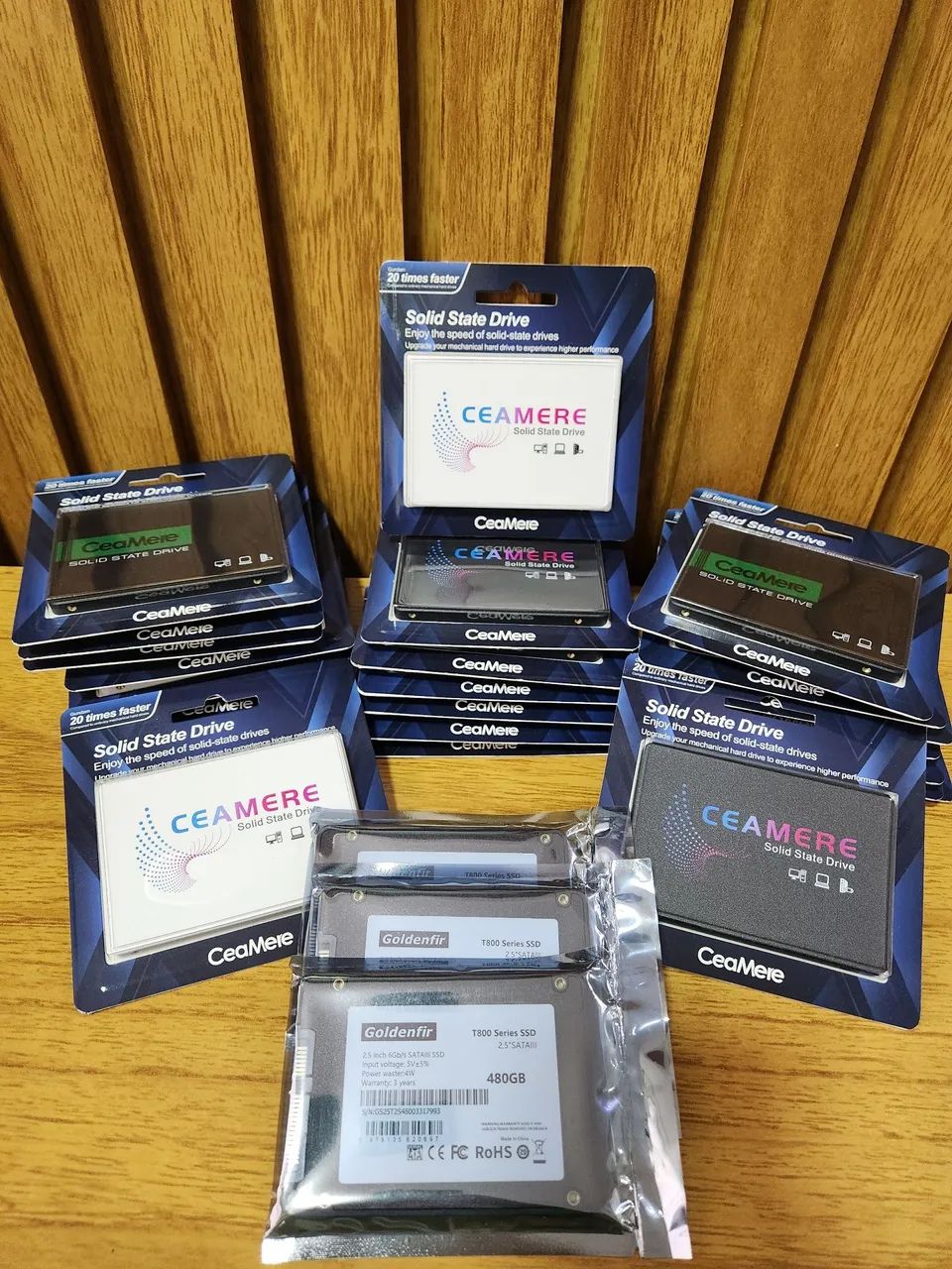 SSD SATA 120GB ATE 1TB NOVO COM GARANTIA.