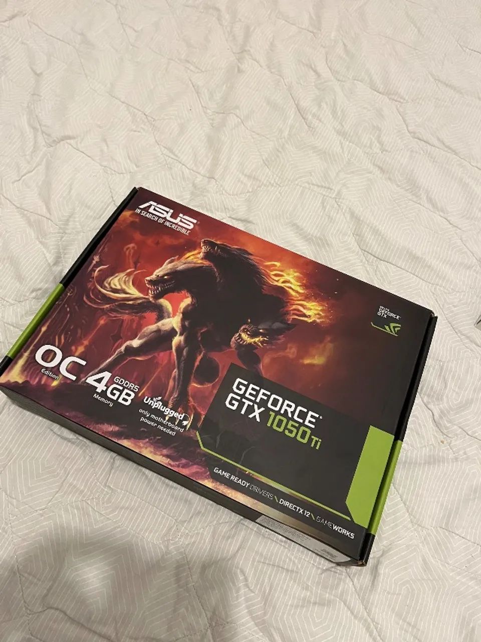 Placa De Vídeo Asus Nvidia Geforce GTX 1050 TI OC CERBERUS 4GB GDDR5 128 BITS - CERBERUS-G - Foto 2