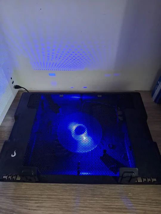 Base para notebook com coooler 14" Rise Galaxy Black X6 Led - Foto 3
