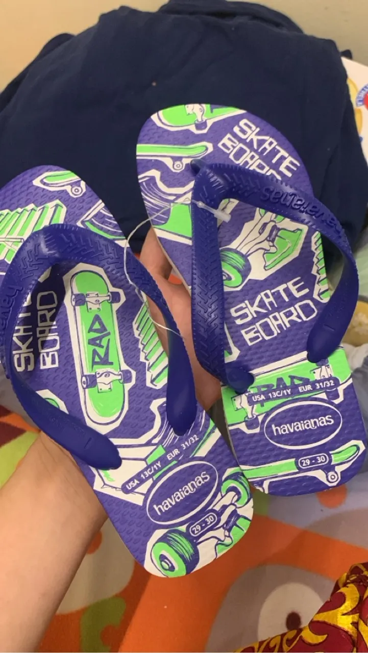 Havaianas Skateboard Infantil - Tamanho 29/30