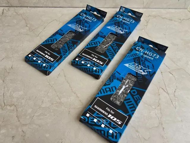 Shimano HG-73 9-Speed Chain, 116 Links, Steel, Deore/105/SLX (NEW)