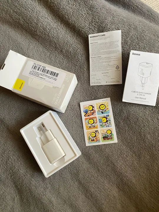 Carregador Rápido Baseus Cube PD 20W - Foto 2
