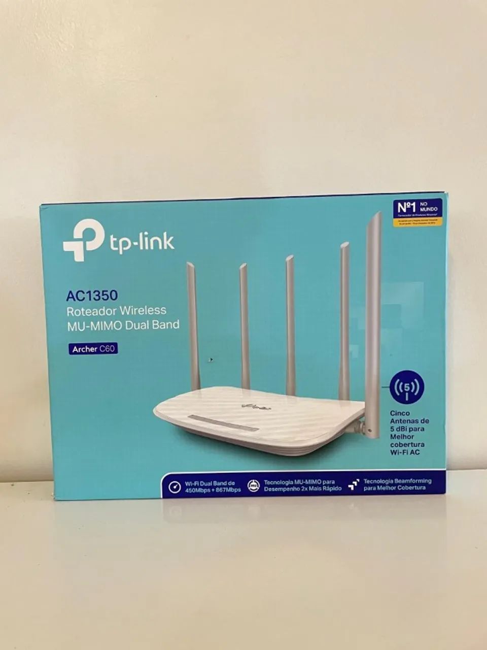ROTEADOR WIRELESS TP-LINK ARCHER C60 AC1350 DYAK BAND - Foto 2