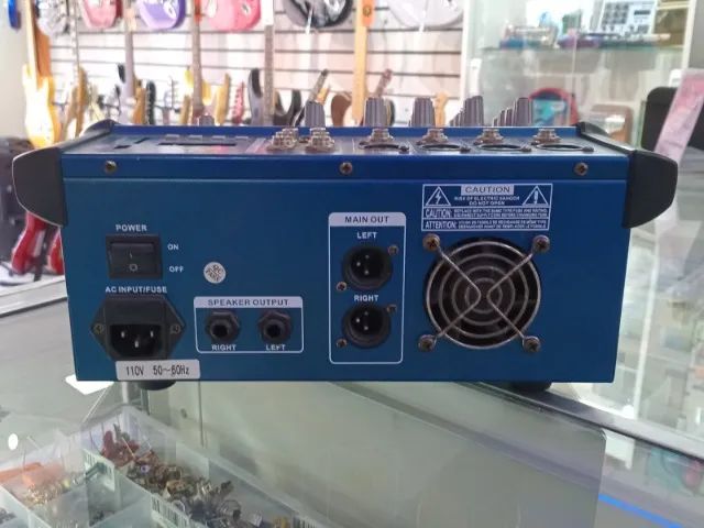【jiajiaxia】SEL24F14GM＋SEL85F18 Mesa de Som Jiaxi Amplificada 4 canais - Instrumentos musicais