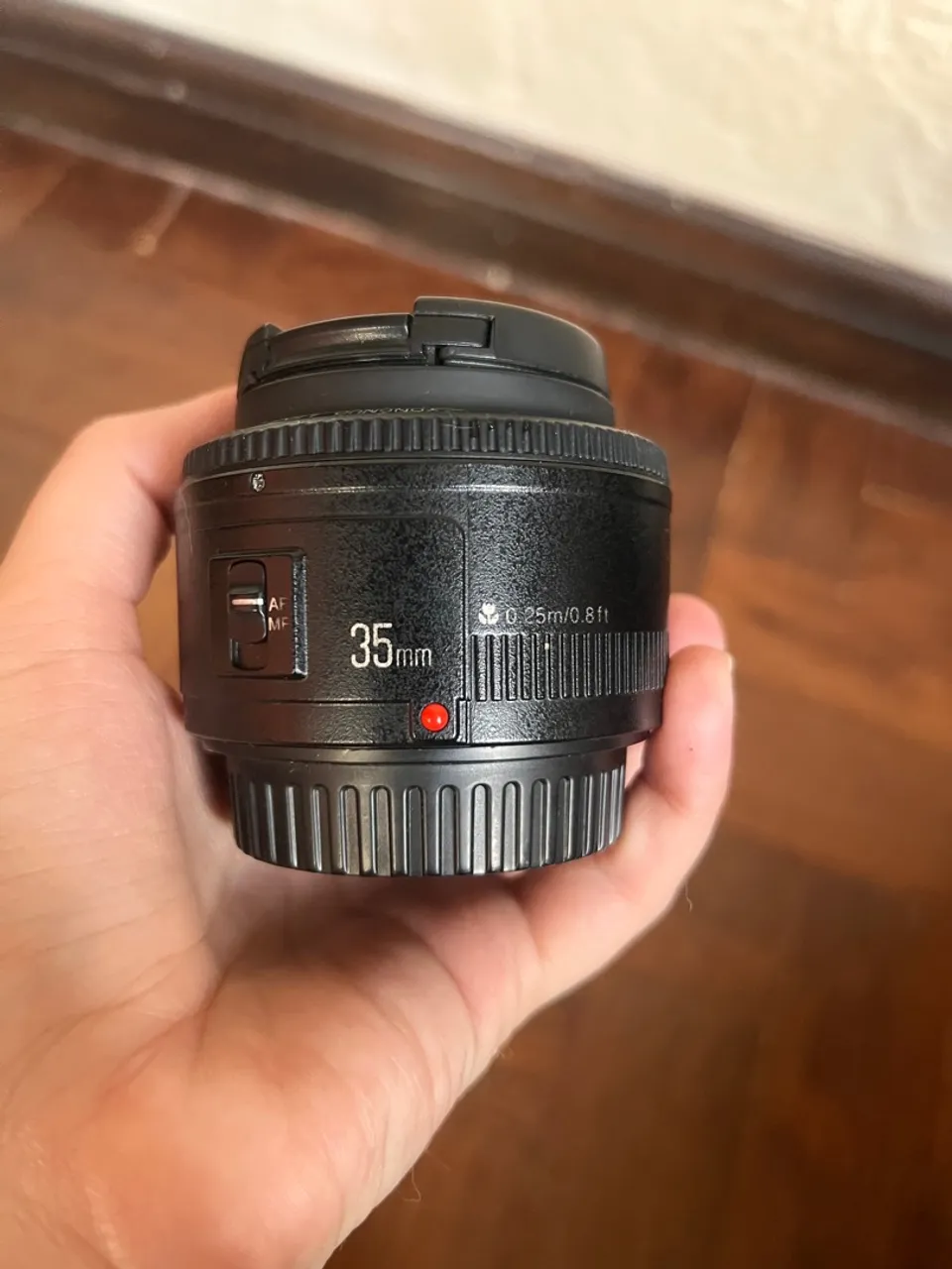 Lente yongnuo 35mm para canon