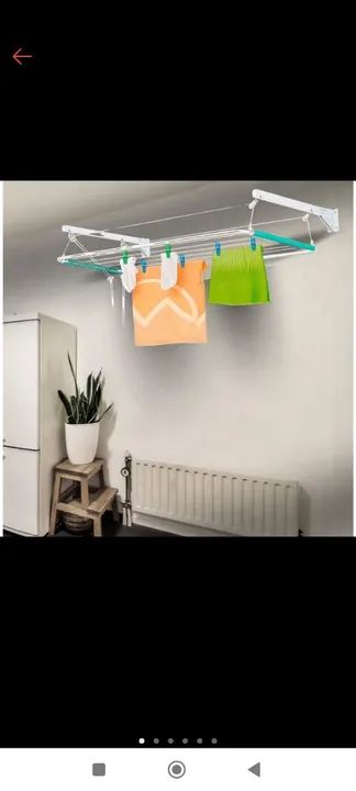 Varal de teto retrátil para área externa