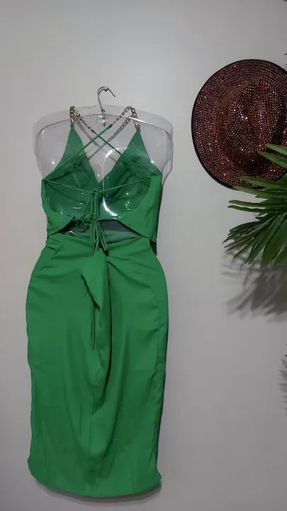 Conjunto saia e top verde - Novo - Foto 3
