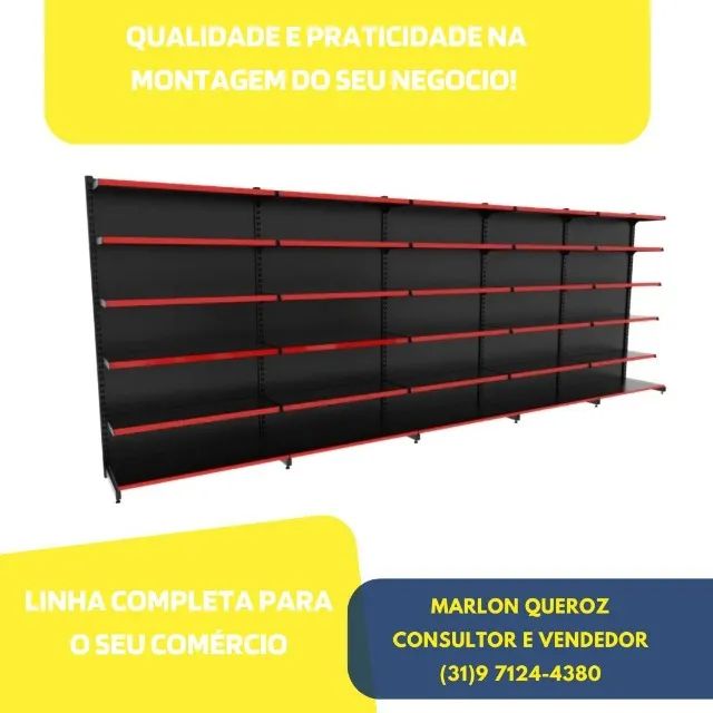 Gondola de Parede Preta Polar Nova