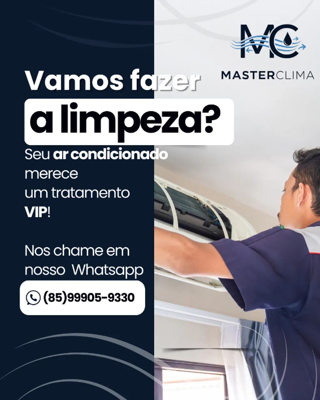 Limpeza de ar condicionado 