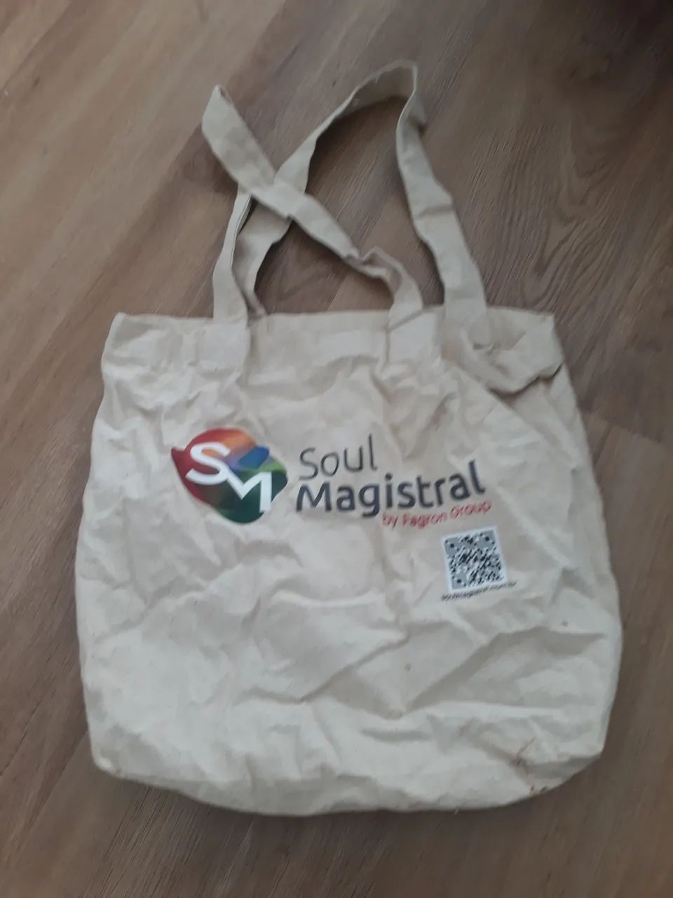 Bolsa Soul Magistral de Algodão Bege