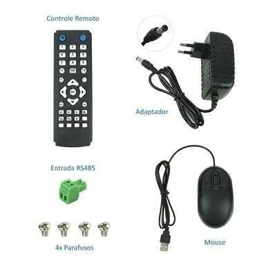 DVR 4 canais gravador digital com resolução de 5m-n Luatek