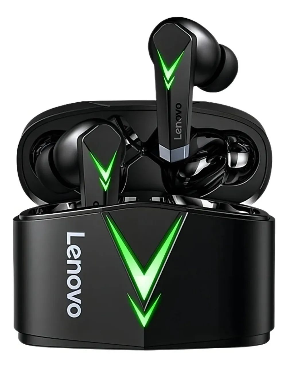 Fone de Ouvido Gamer sem fio Lenovo LivePods LP6 luz LED