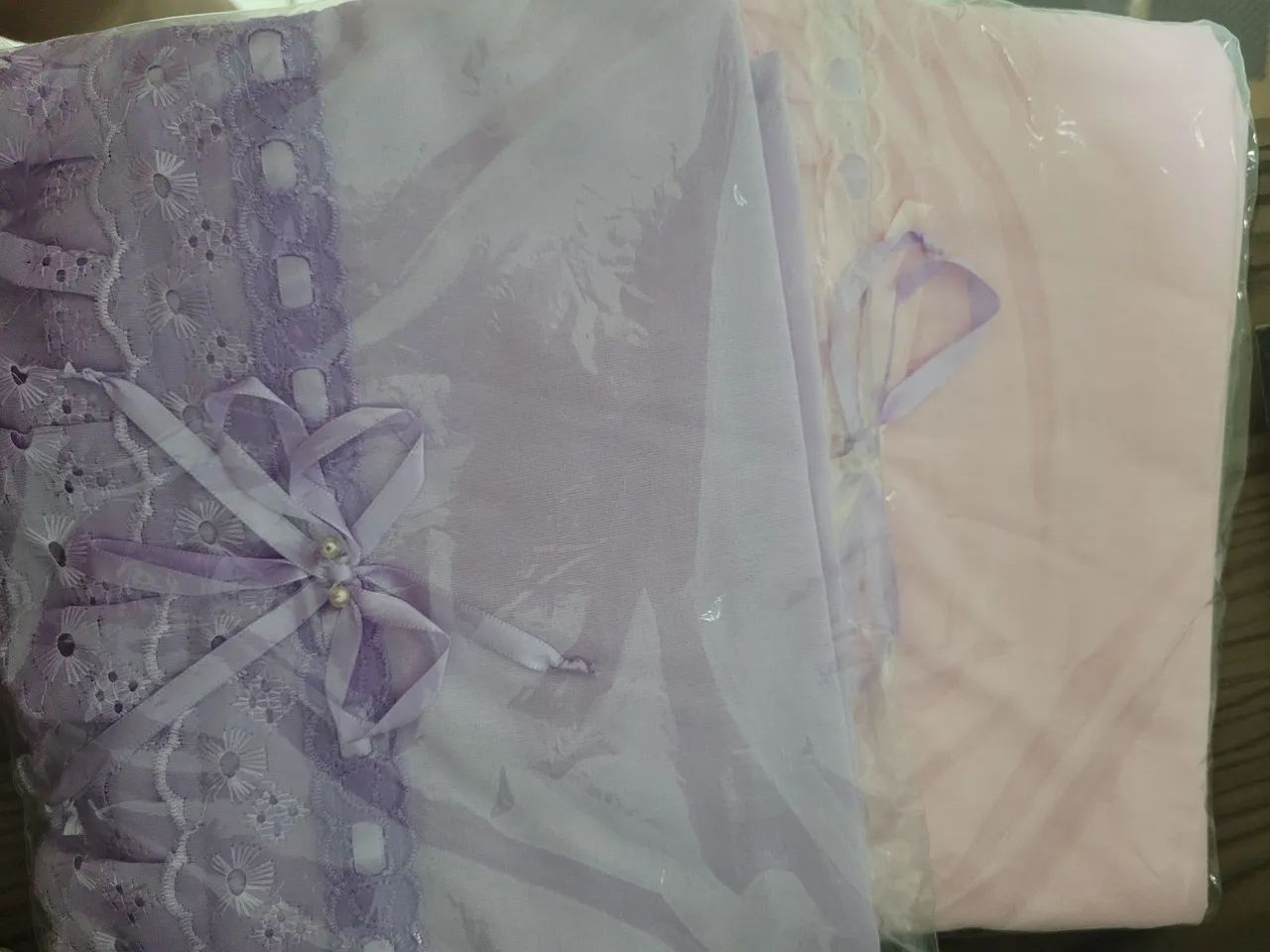 Conjunto de Roupas para Bebê - Lilás e Rosa