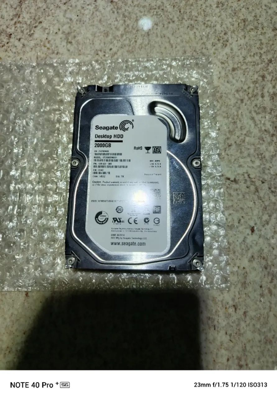 HD 2TB SATA3 Seagate Barracuda - ST2000DM001