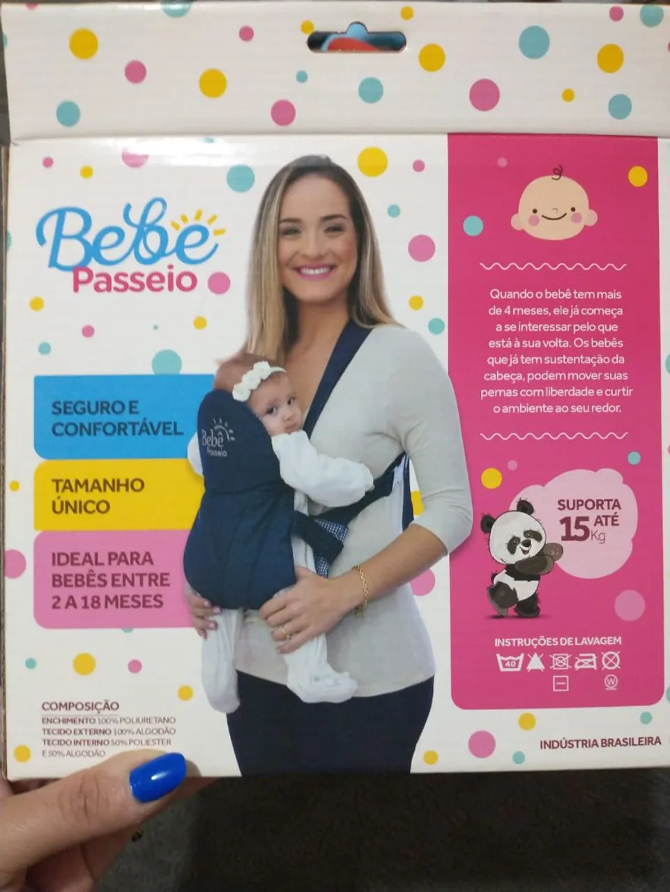 Vendo bebê Canguru, bombinha manual e Almofada amamentação.