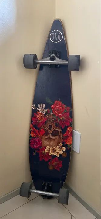 Longboard com Skull Design - Foto 3