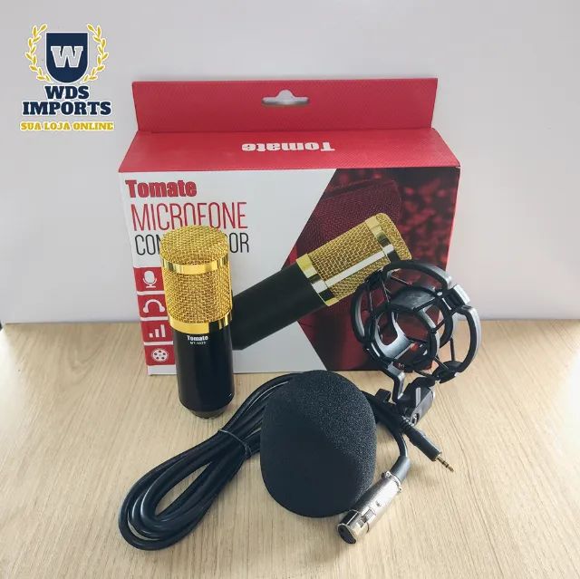 Microfone Condensador Profissional - Tomate