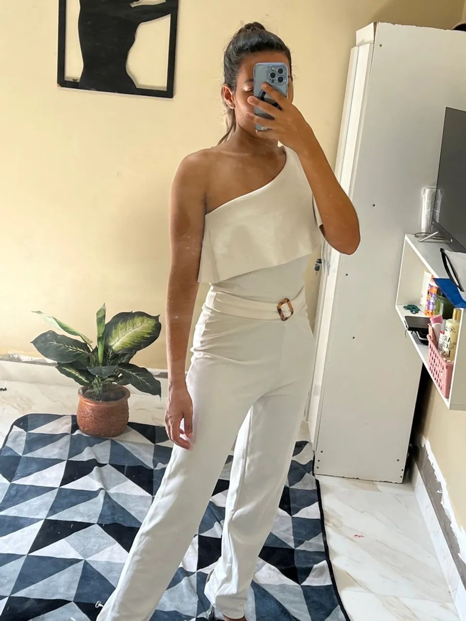 Macacão Branco Elegante - Foto 2