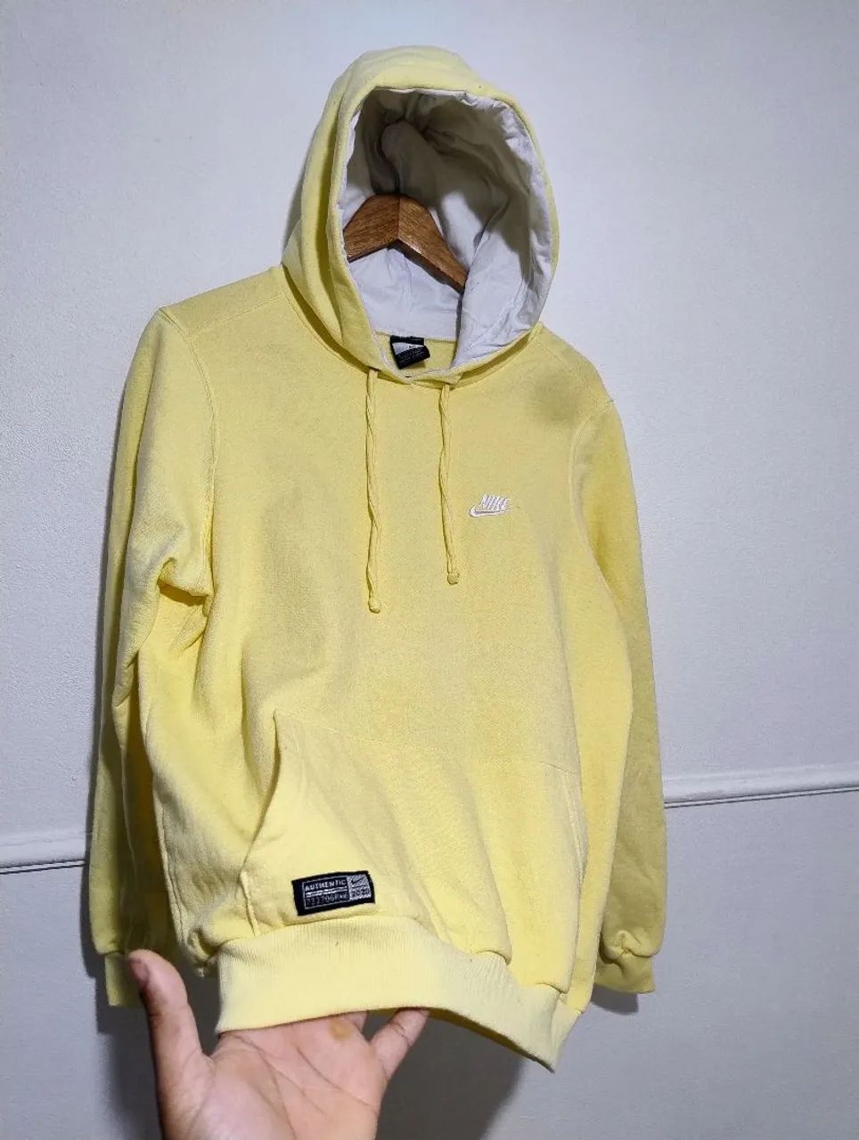 Moletom Nike Amarelo com Capuz - Foto 4