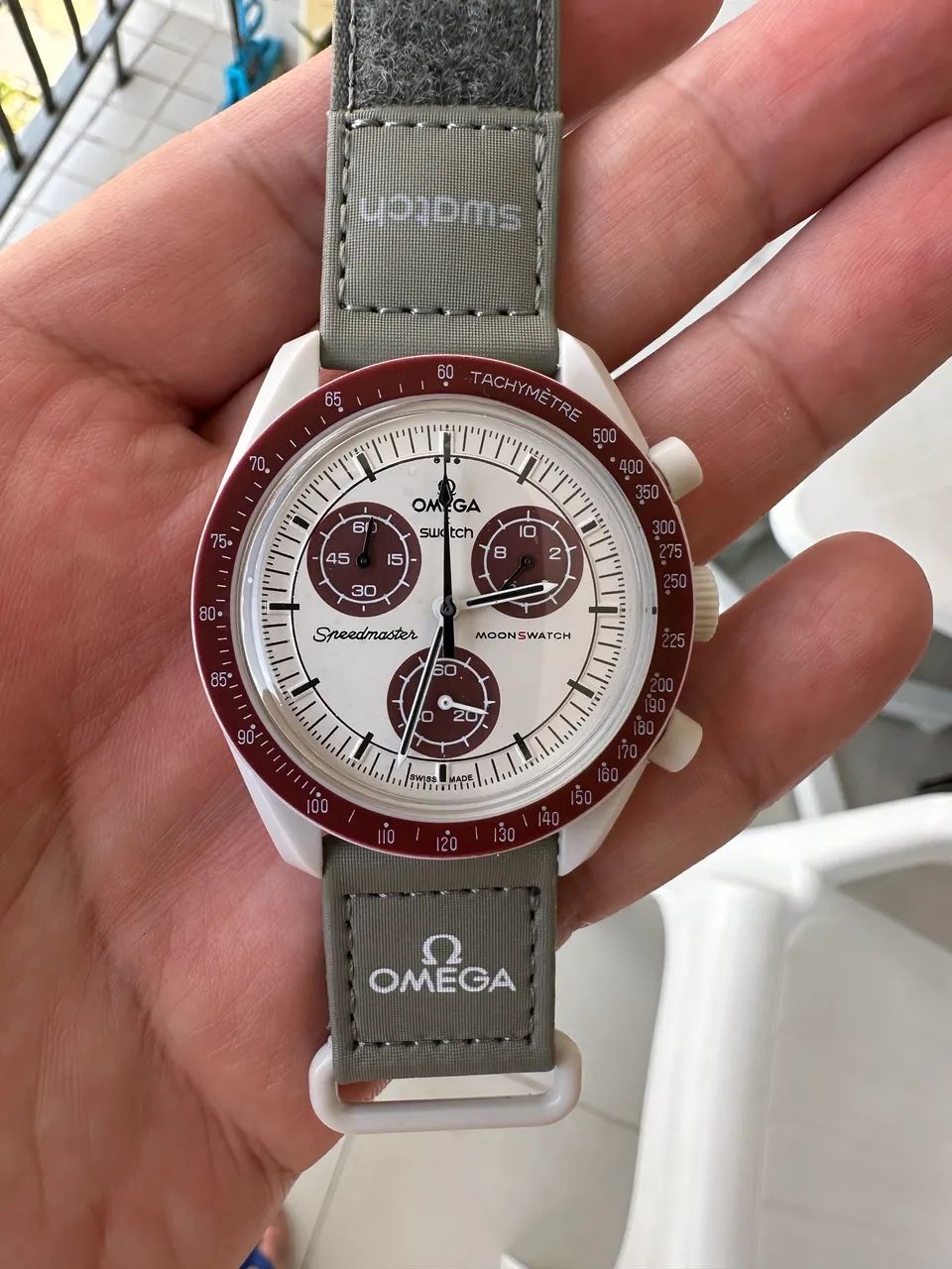 Relógio Swatch x Omega Moonswatch - Mission to Pluto - Acessórios