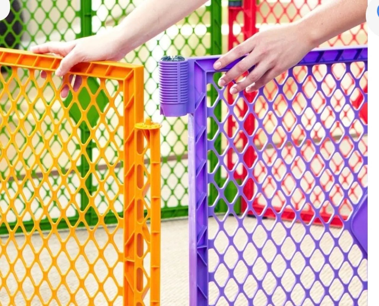 Cercadinho Play Yard Toddleroo Da North States Superyard Colorplay 8 Pa - Foto 2