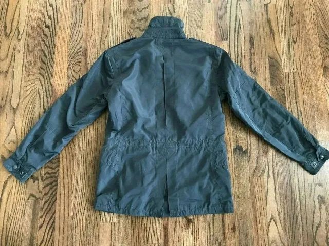 Jaqueta parka impermeável Polo Ralph Lauren verde acinzentado - P - Foto 3