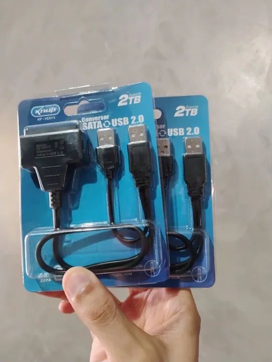 Conversor SATA para USB 2.0 - KNUP - KP-HD015 - Novo - Foto 3