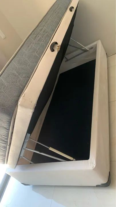 Cama box baú com colchão (solteiro) - Foto 3