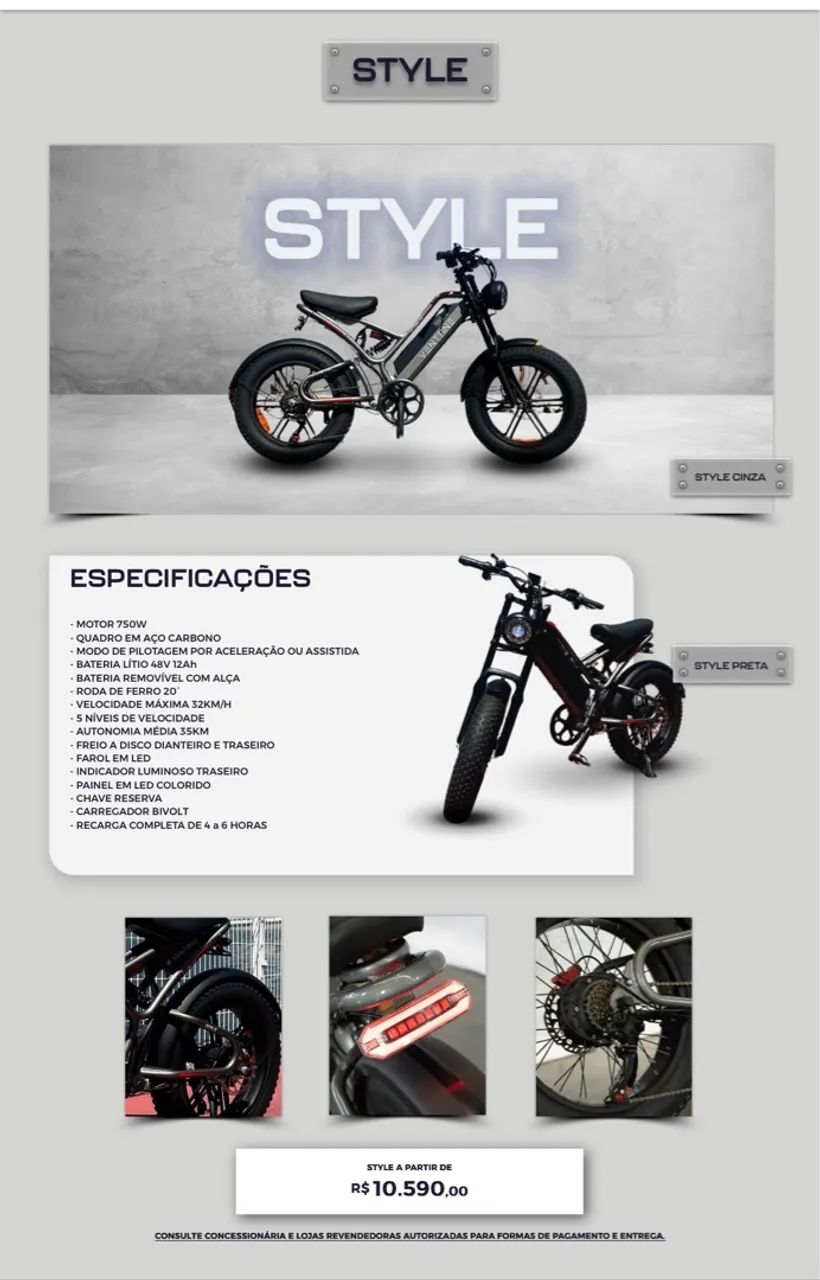 Bike elétrica Ventane - Foto 3