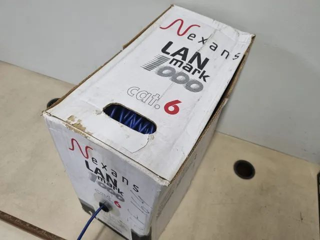 Caixa De Cabo De Rede 1000Gb Cat.6+, Cm 305 Metros, 24 Awg,- 100% Cobre + Brindes ! - Foto 4