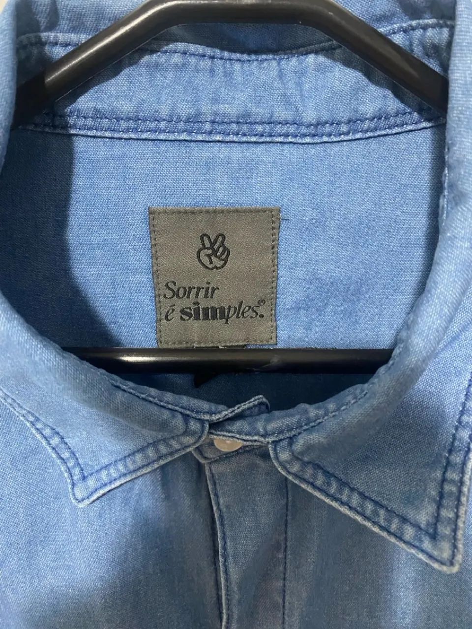 Camisa Jeans Reserva Simples - Foto 3