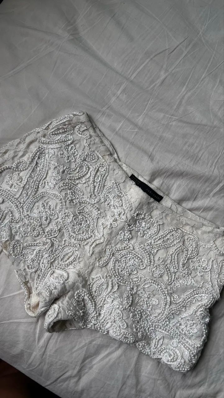 Short bordado ZARA  - Foto 4