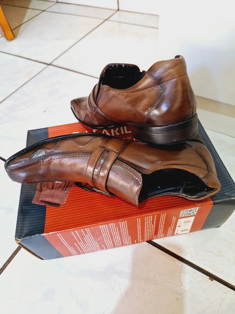 Sapatos Sociais Rafarillo Marrom - Foto 4