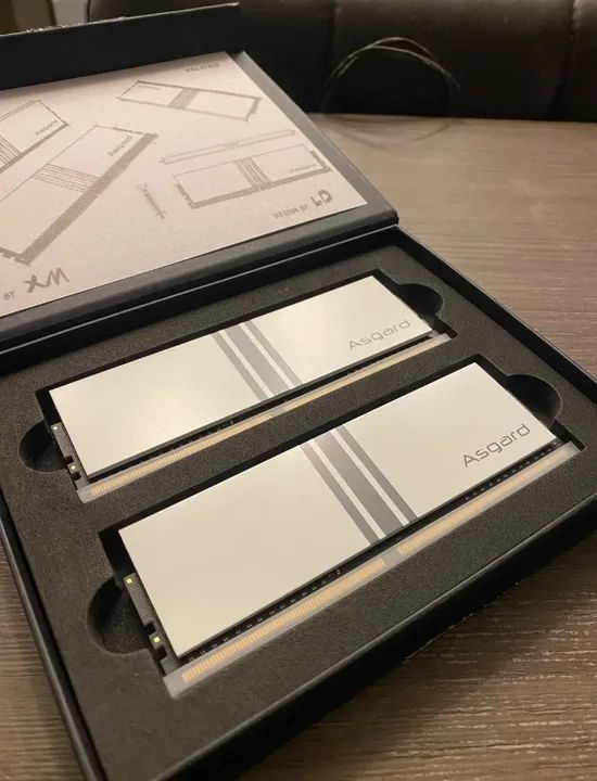 Memória Ram Asgard Valkyrie DDR4 3200mhz 3600mhz RGB (2x8gb) 16g Kit Lacrado - Foto 5