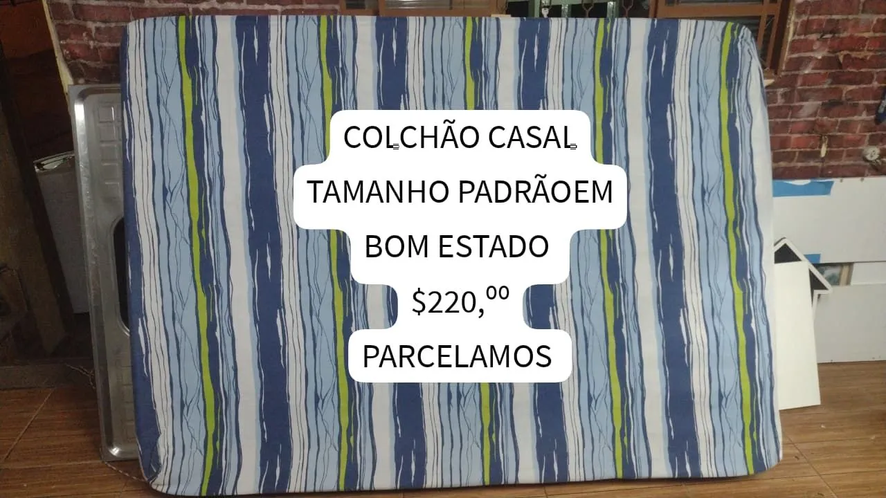 Colchão Casal Tamanho Padrão - Bom Estado