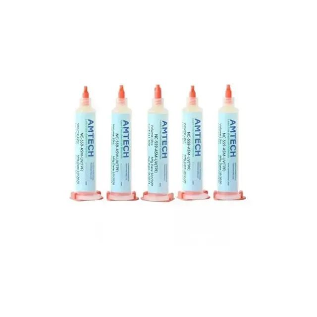 Kit Com 10 Fluxo De Solda Amtech Nc-559-asm 10g 