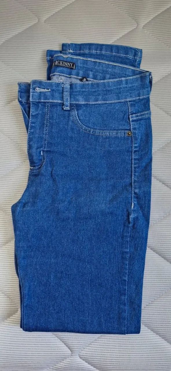 Calça jeans skinny azul - Foto 3