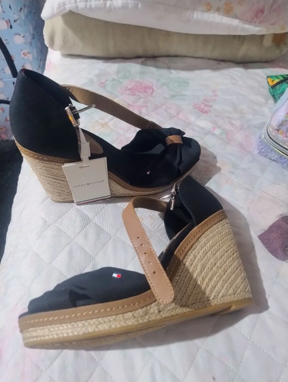 Sandália Anabela Tommy Hilfiger - Nova