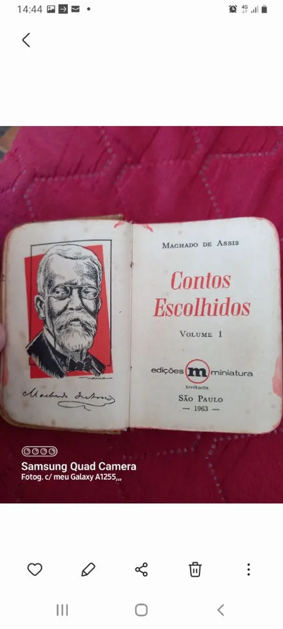Livro Contos Escolhidos Volume 1 - Machado de Assis