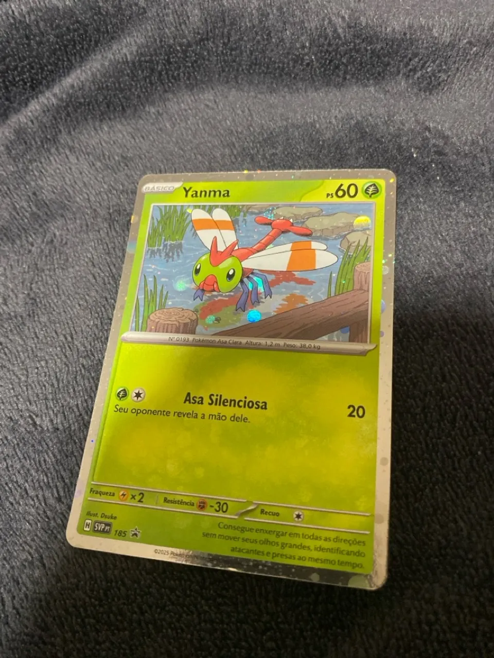 Carta Yanma promocional - Pokémon TCG
