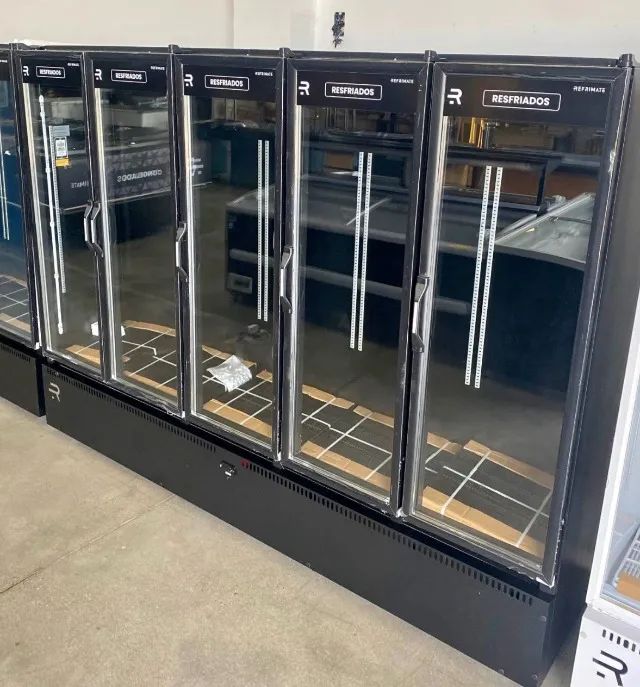 Expositor refrigerado 5 portas ideal para frios e laticinios (alef)