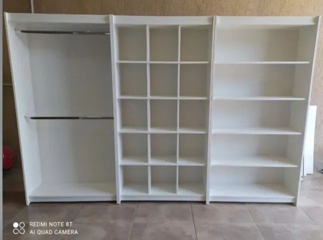 CLOSET - CABIDEIRO DUPLO + COLMEIA + PRATELEIRA 