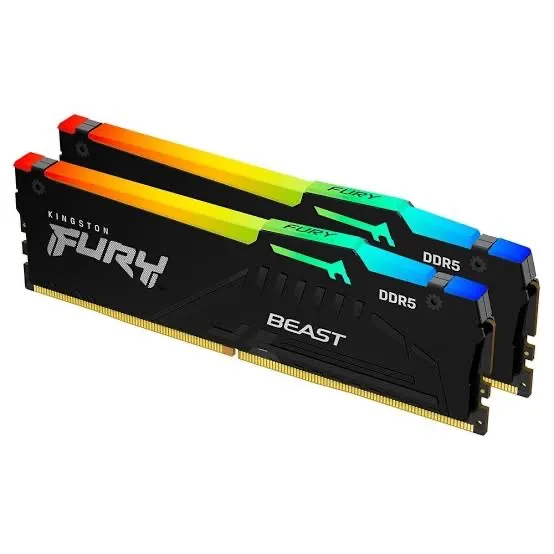 Memória RAM Kingston Fury Beast DDR5 32gb (2x16) 5200mhz