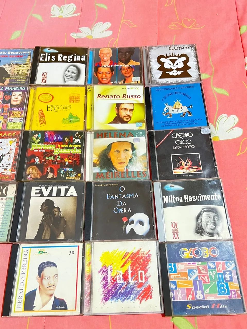Coleção CDs Diversos artistas Elis Regina Chico Buarque Milton Nascimento Caetano Veloso
