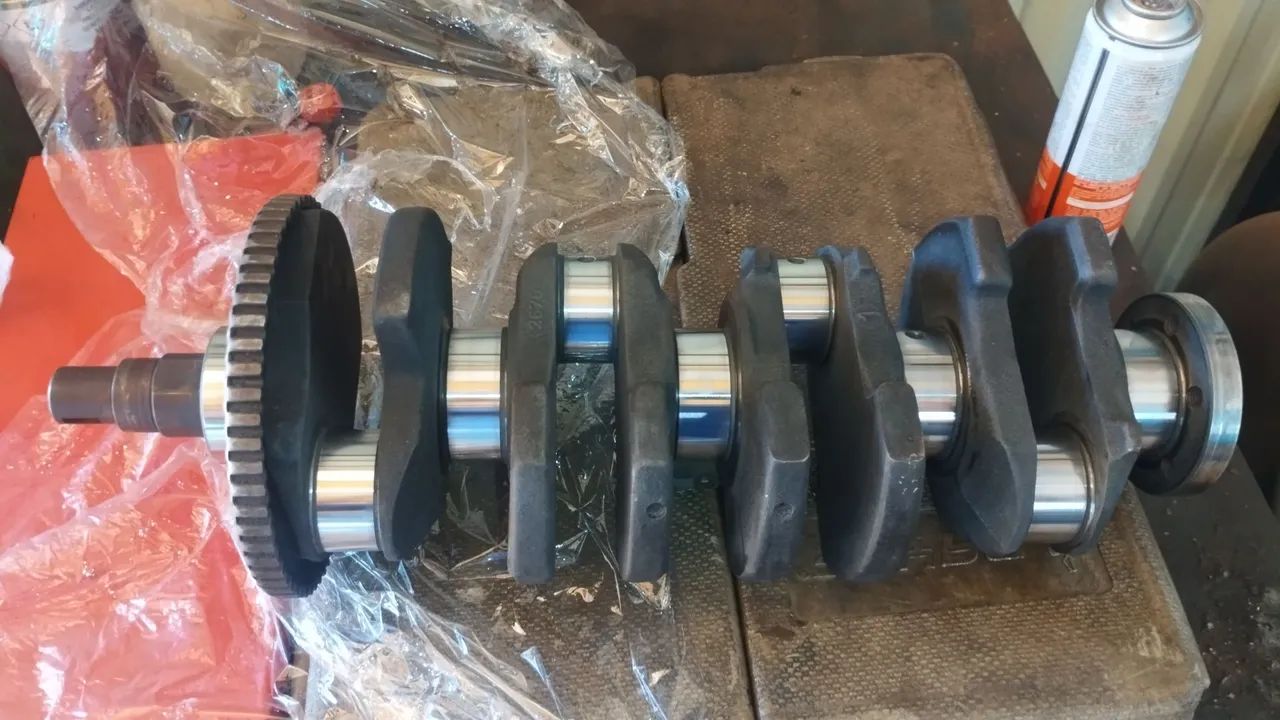 Virabrequim 2.0 Vectra Zafira Omega Monza retificado todo 0,25 - Foto 3