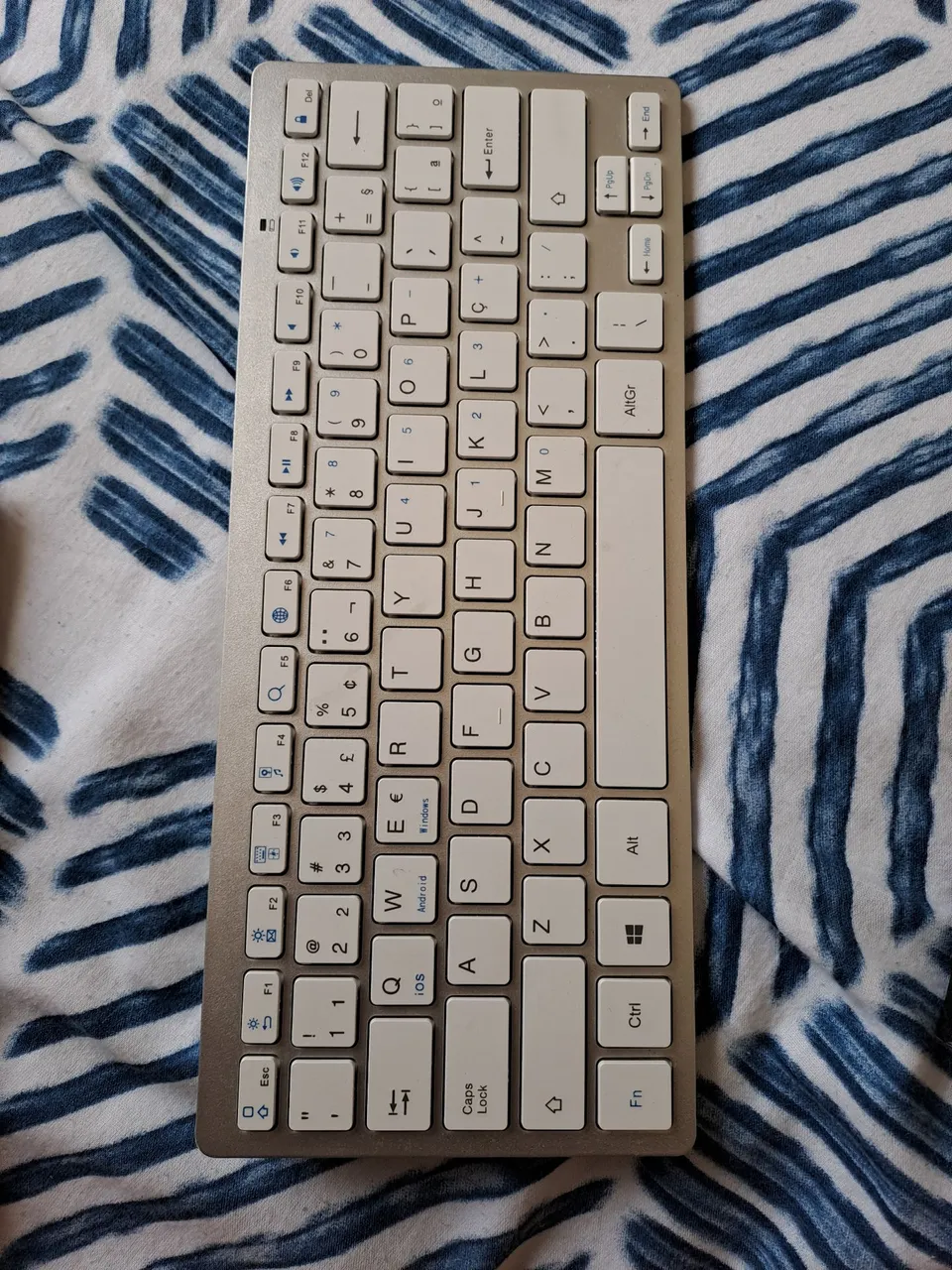 Teclado Sem Fio Slim para Escritório