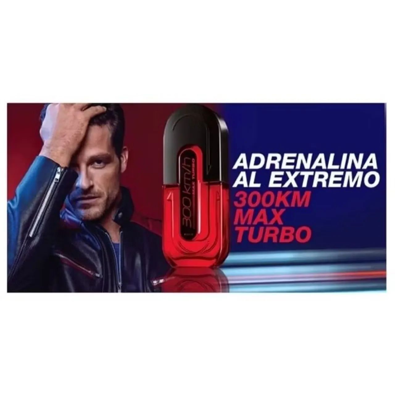 Deo Colônia 300km/h Max Turbo 100ml Masculino Envios Hoje Frete Grátis - Foto 4